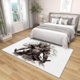 thumbnail image 4 of 3x5 Rug, Japanese Door Mat, Japan Samurai Rug, Gothic Warrior Rugs for Entryway, Washable & Non Slip & Soft Low Pile Small Carpet, Indoor Doormat, Japanese Home Decor & Gifts, 4 of 7
