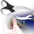 thumbnail image 4 of 2 Scissors 2 Pack Kitchen Shears Stainless Kitchen Scissors Multi Purpose Food Scissors Poultry Shears For Fish Meat Vegetables Herbs Dishwasher White, 4 of 8
