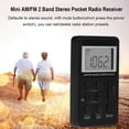 thumbnail image 1 of Emoshayoga Mini Radio de Banda Am FM, Receptor de Radio de Bolsillo con Transistor de sintonización Digital con Auricular y batería Recargable, 1 of 5