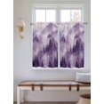 thumbnail image 2 of Purple Mountain Bathroom Window Curtain, Misty Forest Nature Woodland Pine Tree Landscape Light Filtering Coffee Kitchen Curtains, Bedroom Living Room Curtains 2 Panel 84"x54", 2 of 6