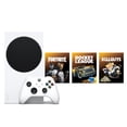 thumbnail image 1 of Refurbished (Good) XBox Series S 512GB Digital Gilded Hunter Bundle - White, 1 of 4