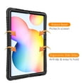 thumbnail image 7 of Silicone Case for Samsung Galaxy Tab S6 Lite 10.4'' 2020, Fintie [S Pen Holder] Honey Comb Series Kids Friendly Light Weight Shock Proof Protective Cover Model SM-P610 (Wi-Fi) SM-P615 (LTE), 7 of 7