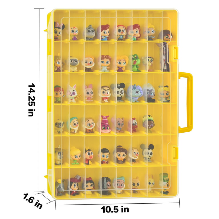 Case for Doorables Multi Peek Series 7 8 6 5, Collectible Mini Figures Playset Collector Storage, Kids Toy Display Organizer Holder Plastic Box (Bag