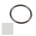 thumbnail image 2 of Anillos tóricos de metal, anillo redondo multiusos resistente para bolsas de hardware, cinturones, correas para perros, cesta colgante, manualidades, color gris, 2 of 5