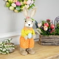 thumbnail image 2 of Northlight Standing Girl Rabbit with Easter Egg Figure - 15" - Orange and Green, 2 of 6