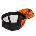 thumbnail image 4 of Yellow Rooster Mens Mesh Back Snapback Cap Kryptek Inferno/ Black, 4 of 4