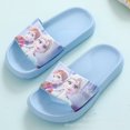 thumbnail image 1 of Sandalias y pantuflas para niños de Disney, niñas congeladas, baño interior para el hogar, princesa, elsa, anna, zapatillas 170-plantilla de 17cm Gao Jinjia LED, 1 of 2