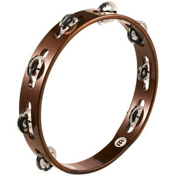 Meinl 10" Traditional Wood Tambourine with Steel Jingles | TA1AB