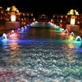 thumbnail image 6 of Solar Underwater Lights,Submersible Pool Lights with Remote Floating Pool Lights with Suction Cups & Magnets Underwater Pond Lights with 1 Led Beads for Above Ground Pool Part(Blue), 6 of 9