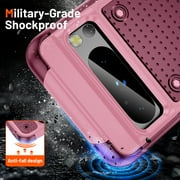 Allytech Rugged Case for Google Pixel 8 Pro, Military Grade Shockproof Protective Bumper Anti-Scratch Dual Layers Phone Case Cover for Google Pixel 8 Pro - Rose