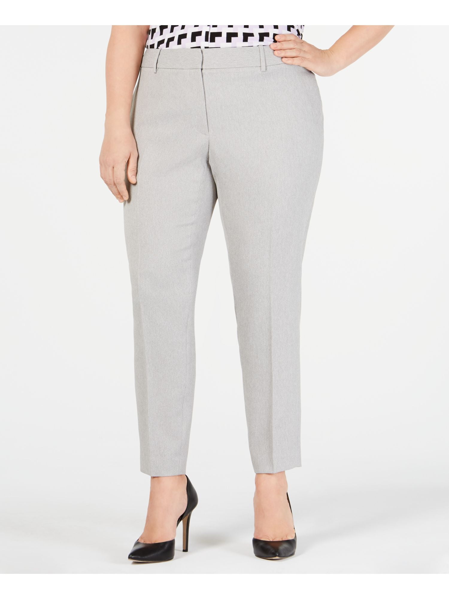 gray work pants womens