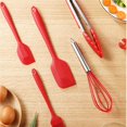thumbnail image 5 of Yuarrent Batidor de cocina de 5 piezas Utensilios de cocina Cepillo Antiadherente Utensilios de cocina Juego de herramientas de espátula de silicona Electrodomésticos No. 4, 5 of 5