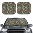 thumbnail image 2 of Fotbe Forest Animals And Plants Juego de 2 Piezas de Parasoles para Parabrisas | Bloqueador Solar para Auto | Accesorios Plegables para Protección Solar Interior-Large, 2 of 6