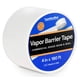 thumbnail image 1 of Cinta adhesiva de barrera de vapor ManBlue, rollo de 4 pulgadas x 180 pies, color blanco, 1 of 6