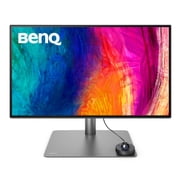 BenQ PD2725U 27 4K UHD Thunderbolt 3 Monitor | HDR | Mac-Ready | 100% sRGB and 95% P3 ¦Hotkey Puck¦DualView¦Ergonomic| AQCOLOR and Eye-Care tech , Black