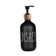 thumbnail image 2 of Dispensador de jabón Dispensador de jabón líquido Botella rellenable 500 ml Botellas vacías con Platos negros, 2 of 9
