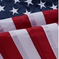 thumbnail image 7 of US 5x8 ft American Flag Outdoor The Strongest, Longest Lasting, 5x8 ft. Embroidered Stars Sewn Stripes Brass Grommets Foot Heavy Duty Nylon, 7 of 7