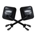 thumbnail image 2 of Rampage by RealTruck Quick Release Side Mirror Kit | Pair, Black | 7619 | Compatible with 1976 - 2018 Jeep Wrangler CJ, YJ, LJ, TJ, JK, 2 of 3
