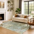 thumbnail image 6 of Addison Rugs Mayfield Premium Machine Washable Transitional Geometric Fern Rectangle Rug, 10' x 14', 6 of 6
