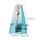 thumbnail image 3 of Metrónomos Irfora Metrónomo mecánico transparente con campana Metrónomo de cuerda universal con control de velocidad de selección de ritmo de sonido fuerte para guitarra Piano Violín Tambor Irfora Metrónomos, 3 of 6
