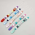 thumbnail image 5 of Silicone Pacifier Clip Holder with Custom Name for and Toddlers Safe Idea, 5 of 7