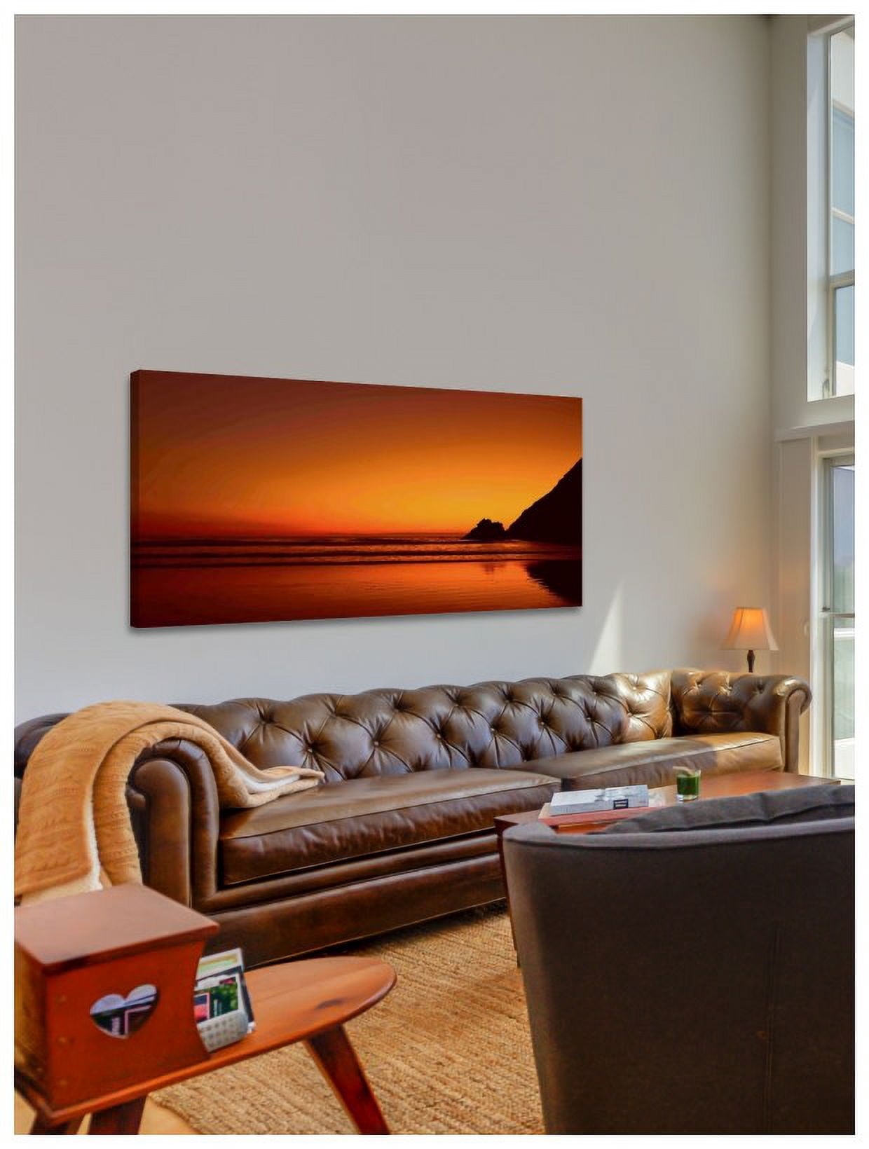 Marmont Hill Inc Marmont Hill - Sundown Serenity Painting Print on Canvas - Multi-color
