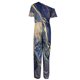 thumbnail image 5 of Mono de pierna ancha con tirantes de cuello sesgado y estampado informal a la moda para mujer Fridja  alkflakhf37146, 5 of 5
