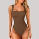 thumbnail image 1 of Traje de baño moldeador para mujer, estampado liso, push-up, traje de baño para mujer, 1 of 3