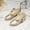 Gold, variant on Dress Shoes for Little Girls Black Kids Party Wedding Shoes with Bowknot Back to School Princess Shoe