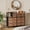 Rustic Brown, variant on WALYWIK Pink TV Stand with Charging Station,Wide TV Stand with Open Shelf,Bedroom Dresser for Living Room TV Stand with 9 Drawers,9 Large Storage Drawers for Living Room