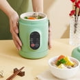 thumbnail image 6 of Yajisi Portable Electric Pot 500W Travel Cooking Pot, 0.8L / 27 oz Mini Multifunction Cooker for Soup Porridge, Stainless Steel Electric Kettle with EU Plug 220V (9 x 5.5 inches), 6 of 9