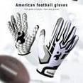 thumbnail image 2 of Clearance sale!!!Youth Football Receiver Gloves - Receiver Gloves For Kids Youth Pair Great for Games & Costumes, 2 of 6