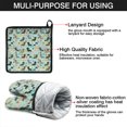 thumbnail image 7 of Dachshund Dog and Pizza Kitchen Oven Mitt and Pot Holder Sets 4 Pcs for Baking, Cooking and Grilling, Heat Resistant Up To 392 °F, 7 of 7