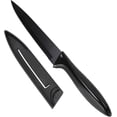 thumbnail image 1 of Chef Craft Premium Utility Knife with Sheath, 5 inch Blade 10 inches in Length, Black, 1 of 6