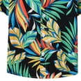 thumbnail image 5 of Ruyang Boys Short Sleeve Shirts Colorful Tropical Print Hawaiian Beach Tee Shirt Button Down Tops Summer Clothes, 5 of 5