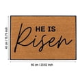 thumbnail image 3 of TIELUTT He Is Easter Risen Mats Holiday Mats Welcome Door Mats Polyester Door Mats Potato Blanket Extra Large Blanket Classroom Small Rug Carpet for Bedroom Big Size Modern Throw Blanket, 3 of 7
