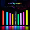 thumbnail image 5 of Photography Lamp,Scene App Built-in Dimmable 29 Scene Fill 2500k-8500k Dimmable 2500k-8500k Dimmable 29 Wand 8w Fill Stick Led Tube K21 Portable Stick Portable Stick Led Tube Wand 8w Live, 5 of 7