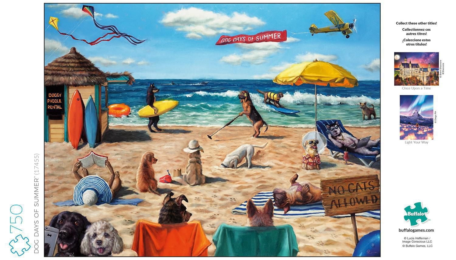 Buffalo Games - Le puzzle Art of Play - Dog Days of Summer - en 750 pièces