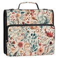 thumbnail image 5 of FORMRS Zipper Binder with Shoulder Strap 2-inch Ring 500 Sheet Capacity File Bag, Watercolor Leaves, 5 of 5