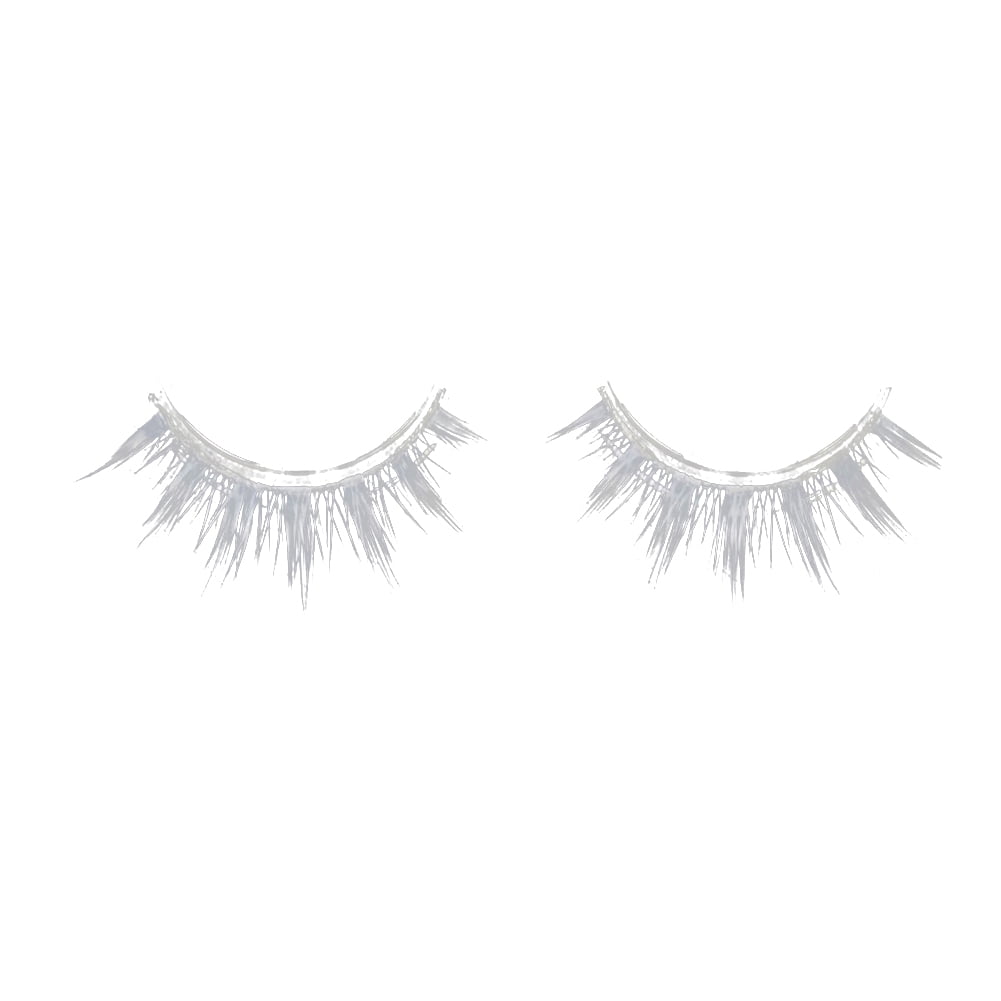 Ayyufe Cosplay Makeup Natural Looking Clear Root White Long Thick Cross False Eyelashes