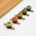 thumbnail image 3 of Joernso Compact Cabinet Knobs Polished Copper Vintage Colored Glaze Drawer Pulls for Home, 3 of 8
