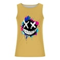thumbnail image 4 of Taqqpue Mens Graphic Tank Tops Crewneck Sleeveless Shirts Workout Gym Muscle Beach Tee Tops, 4 of 5
