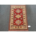 thumbnail image 4 of Kazak Red 3X4 Handmade Wool Rug # 13296, 4 of 6