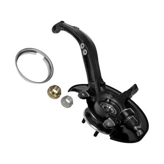 Front Right Steering Knuckle - Compatible with 2003 - 2007 Honda Accord 2.4L 4-Cylinder 2004 2005 2006