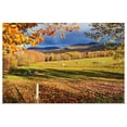 thumbnail image 1 of Great BIG Canvas | "Fall Colours, Cows In Field And Mont Sutton, Sutton, Quebec, Canada" Art Print - 24x16, 1 of 4