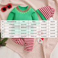 thumbnail image 4 of OJSFQUFP Infant Baby Cotton Jumpsuit Baby Long Sleeve Christmas Red Jumpsuit + Hat 2Pcs Set, 4 of 7