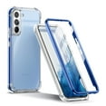thumbnail image 1 of Suritch For Samsung Galaxy S22 Clear Case 6.1"" (Only) [Built-In Screen Protector] Full Body Protective Hard Shell+Soft Tpu Phone Case For Samsung S22 -(Blue Edge), 1 of 4