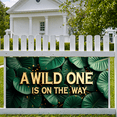 thumbnail image 6 of LUUFILx Jungle Safari First Birthday Backdrop Banner for Party Supplies Happy Birthday Wild One Decoration Background Photography Props Decor Event, 6 of 6