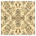 thumbnail image 3 of SAFAVIEH Lyndhurst Isadora Traditional Bordered Runner Rug, Ivory/Red, 2'3" x 6', 3 of 7