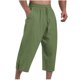 thumbnail image 1 of Puntoco Pantalones casuales largos para hombre Pantalones casuales de moda para hombre de color sólido con bolsillos y cuerda elástica Pantalones deportivos de fitness, 1 of 5
